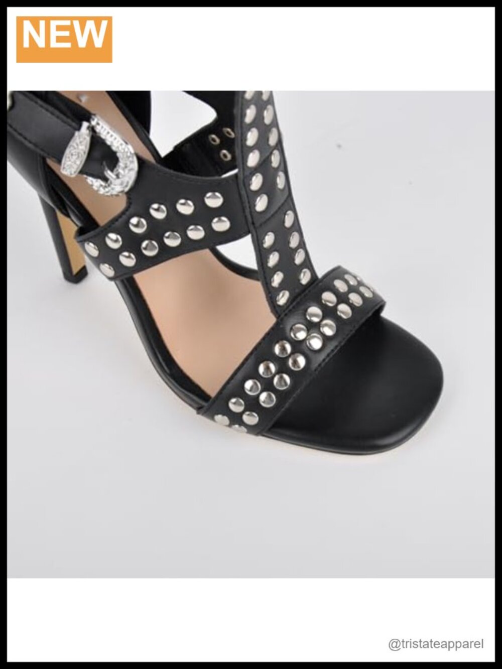 Knee High Gladiator Sandals with Rivets - Picture 5 of 6
